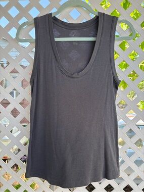 a new day Gray Scoop Neck Tank Top